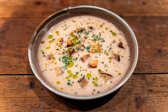 Zwiebelcremesuppe