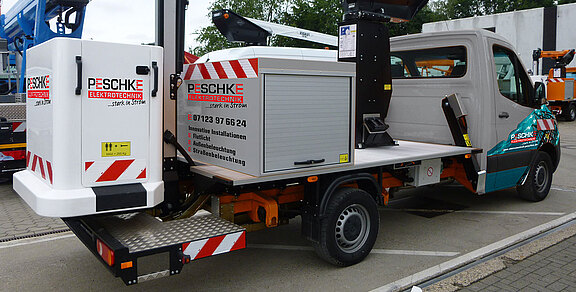 Umsetzung Steigerfahrzeug MB Sprinter 316 CDI